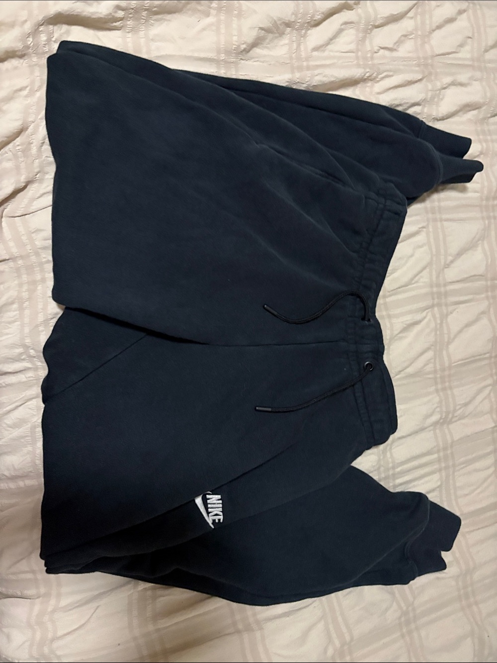 Nike Navy Black Drawstring Joggers